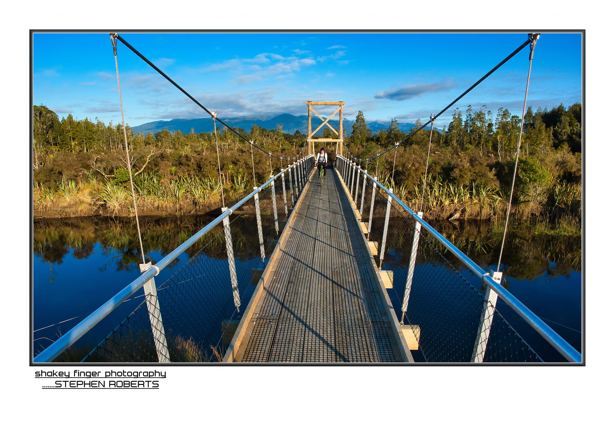 kawatiri coastal drive and swingbridge over Martins Creek